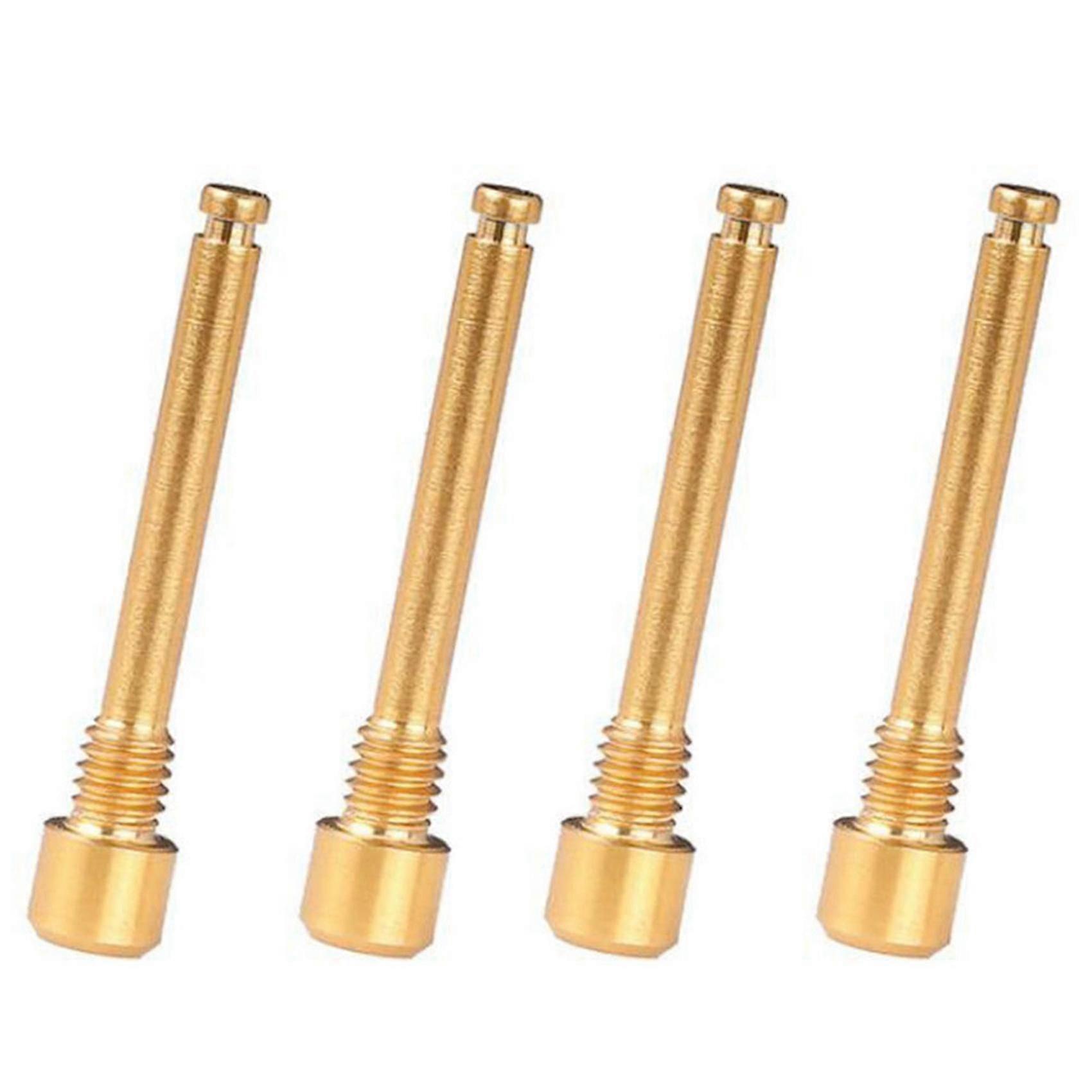 4x M4 Titanium Bolts For Bicycle Disc Brake Pad Threaded Pin Inserts Screw For R Hydraulic Disk Cal