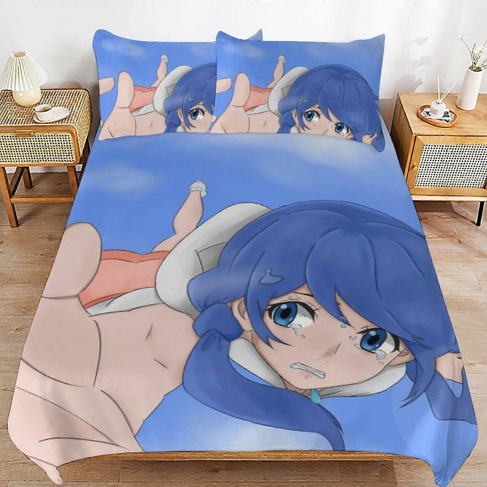 E404 Weathering with You Bedding System Smooth Fabric Zipper Closure Comfortable Texture Soft Feel Duvet Cover Sets Pack F404