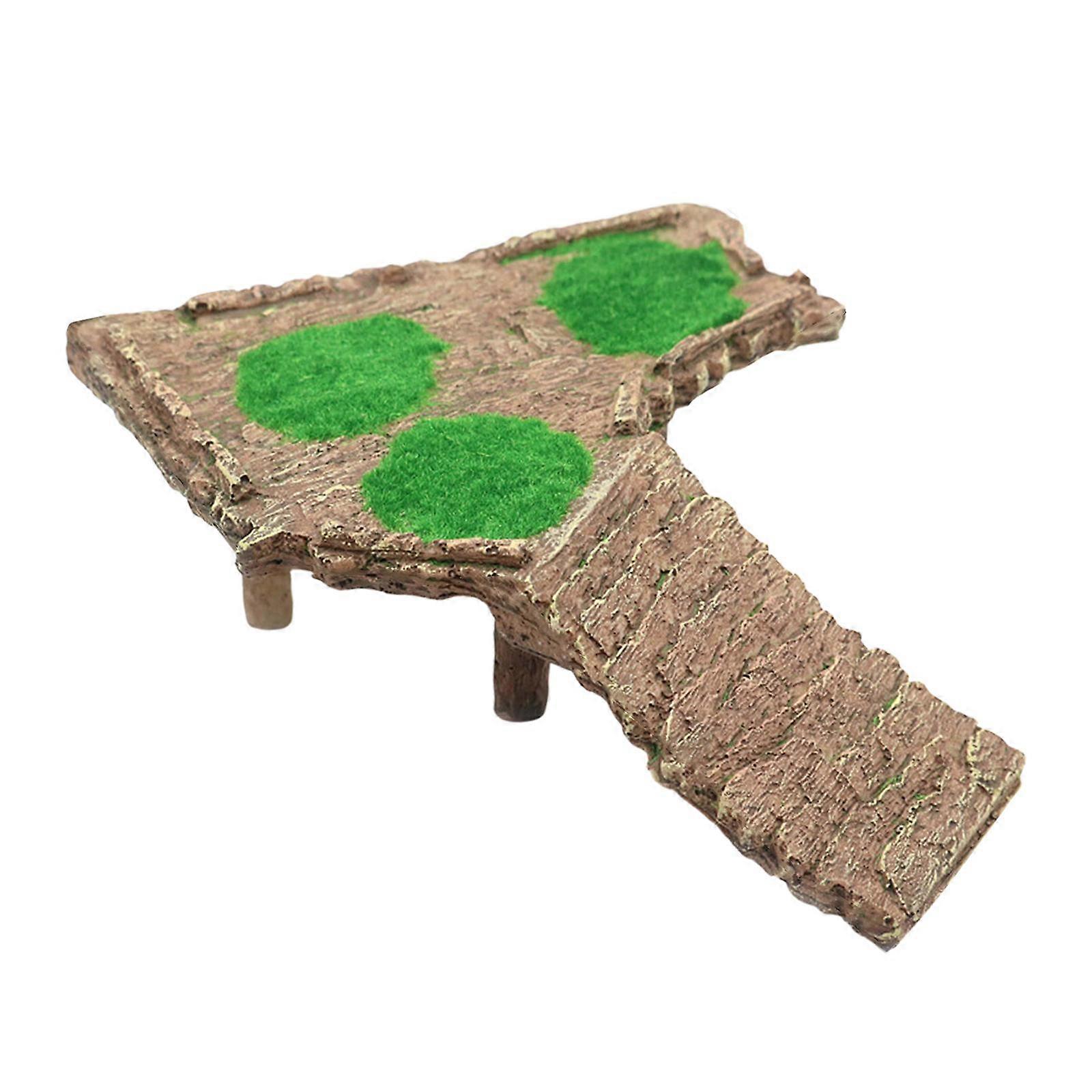 Turtle Basking Platform Resting Terrace Hideaway for Frog Terrapin Iguanas
