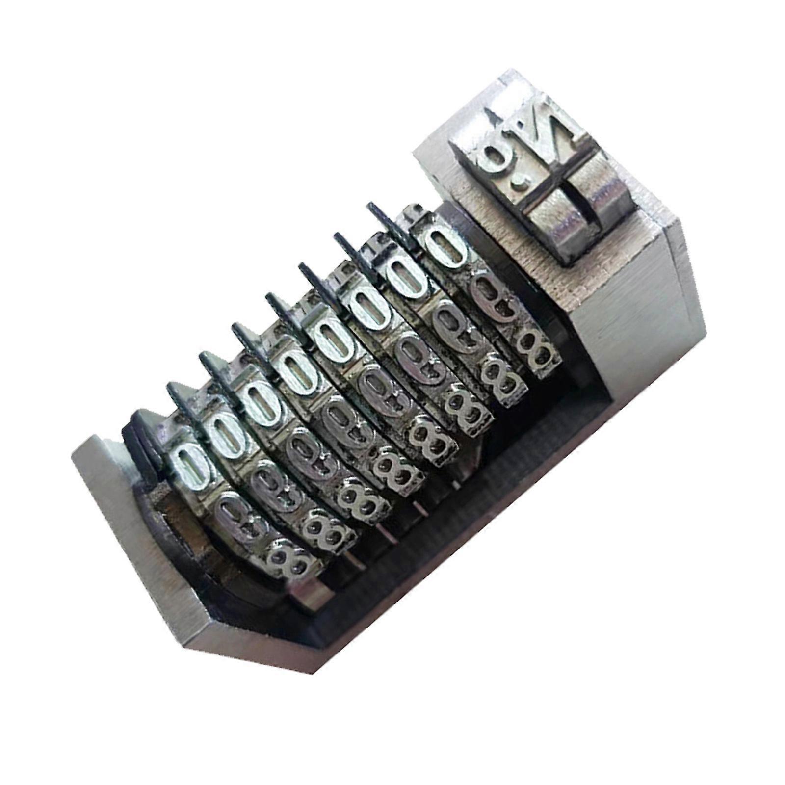8 Digits Numbering Machine Forward for Letterpress Number Coding 4X8 Cicero