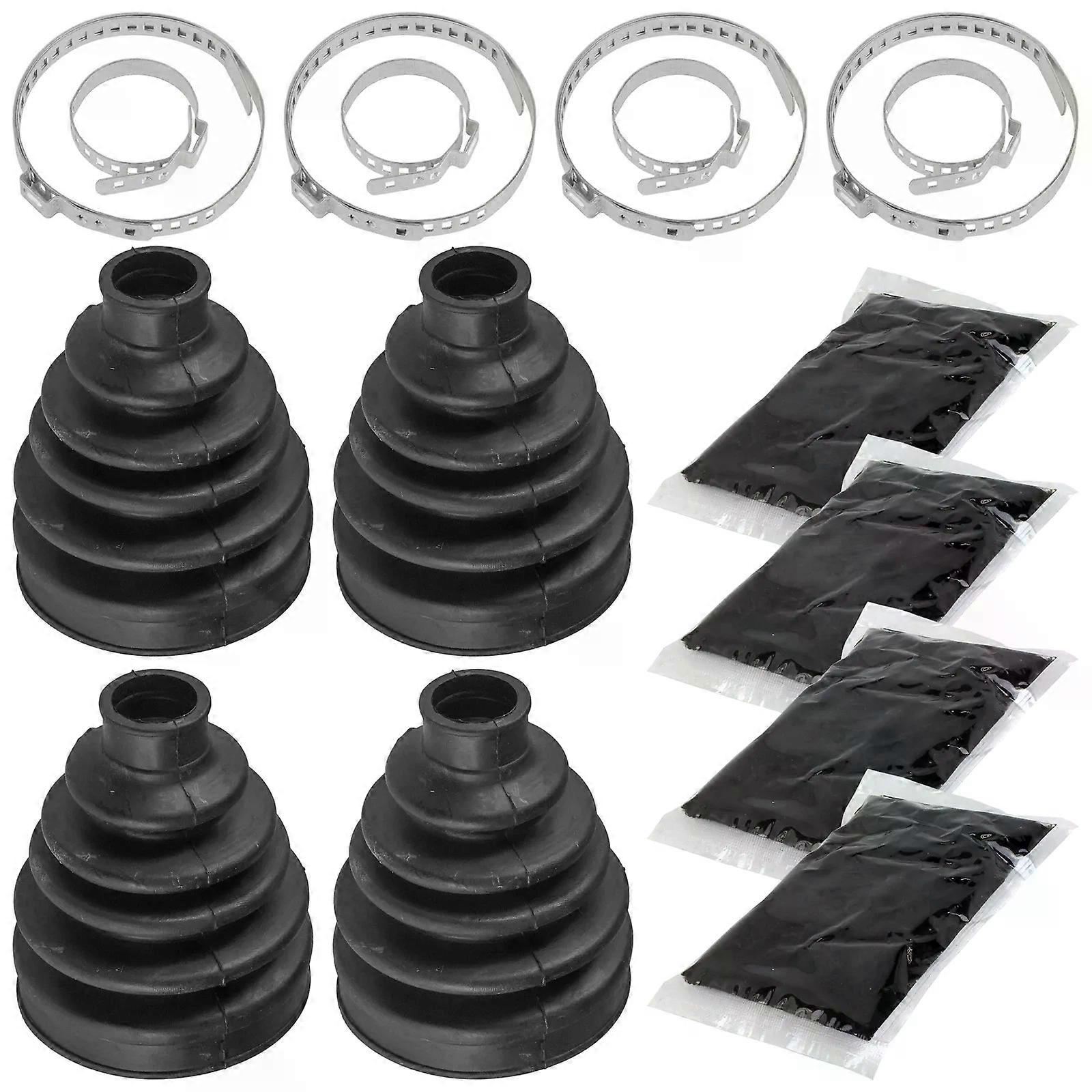 2 Rear Axle Outer Inner CV Boot Kit for Can-Am Maverick Max 1000R 2014 2015 2017 NO.36299