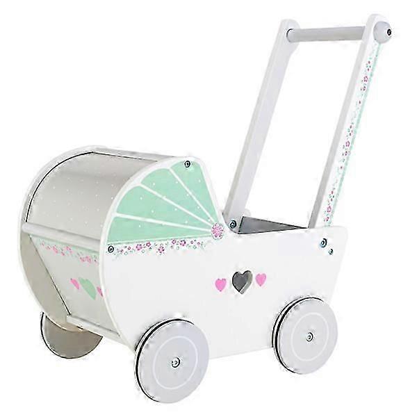 Wooden Doll Pram Walker ECOTOYS