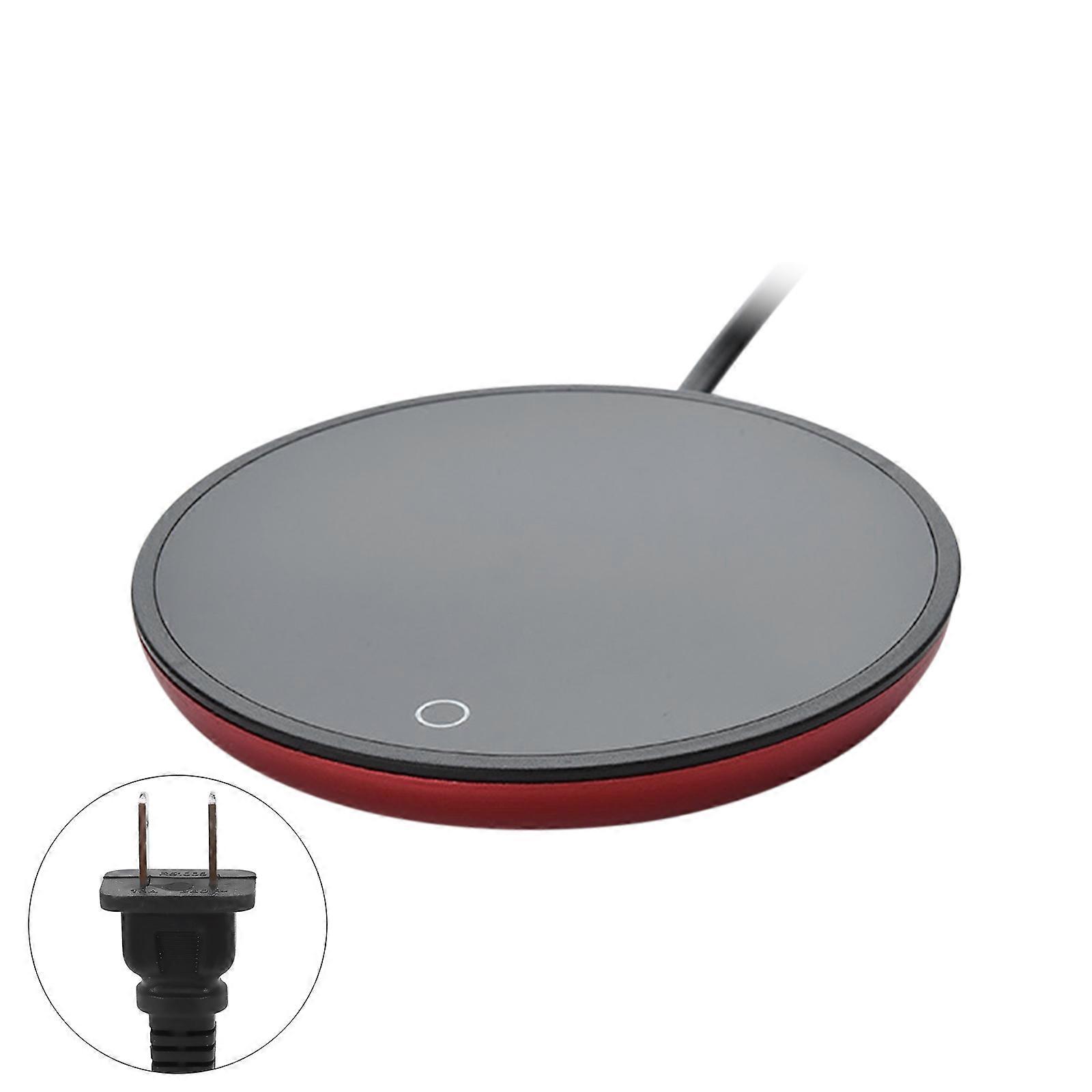 Low Wattage Cup Heating Pad Maintains Best Temperature 104 140°F Automatic Safety Close Smooth Aluminum Building Simple  Red