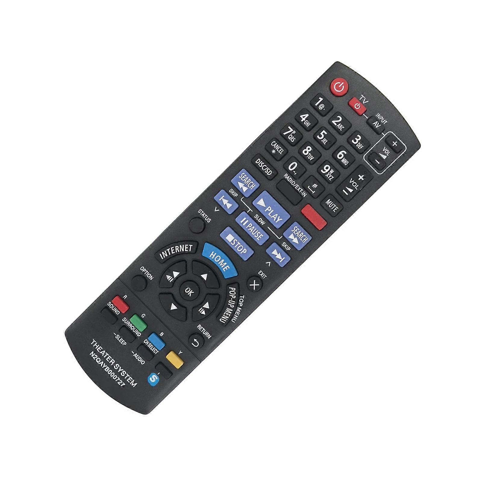 Multipurpose Practical Controller Replacement Remote Control Easy Use Remote for Disc Players and Home Theater Systems Multicolor