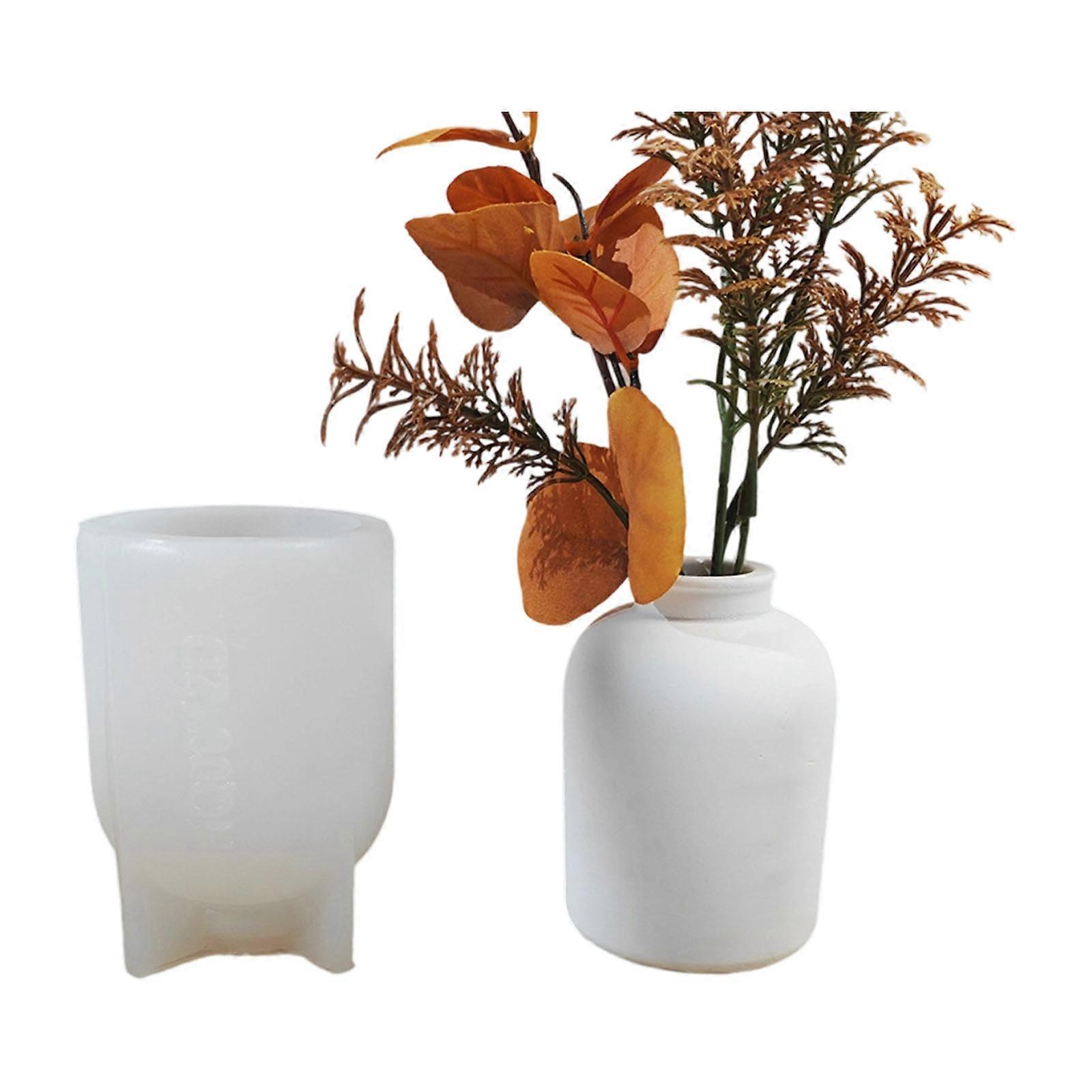 Creative Silicone Mold Set Design Unique Coating Vases Flame Craft Projects Studio Use Multicolor