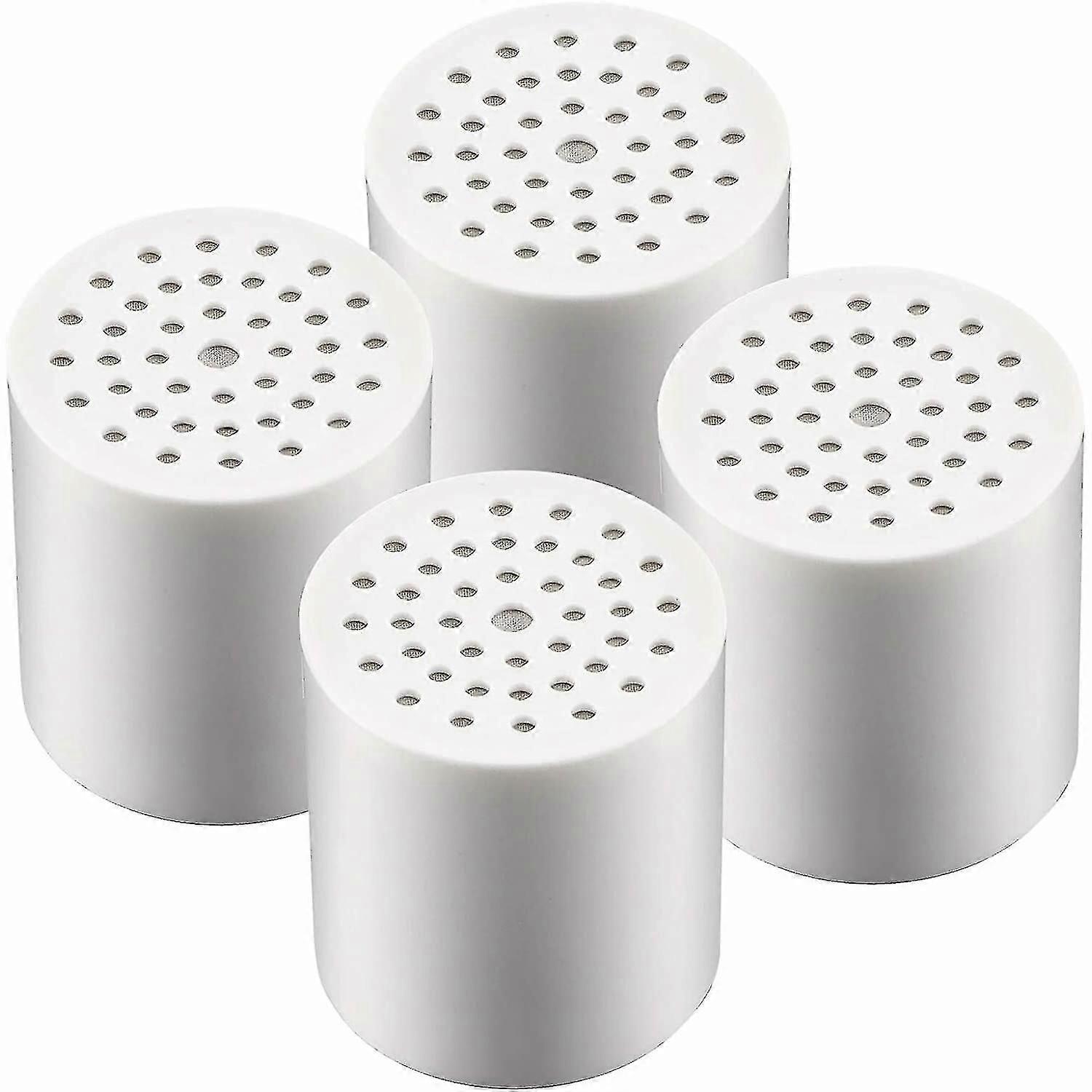 4 pcs 15 - Stage Replacement Cartridge Universal High Output Shower Filter with VC, Reduce Hard Wate