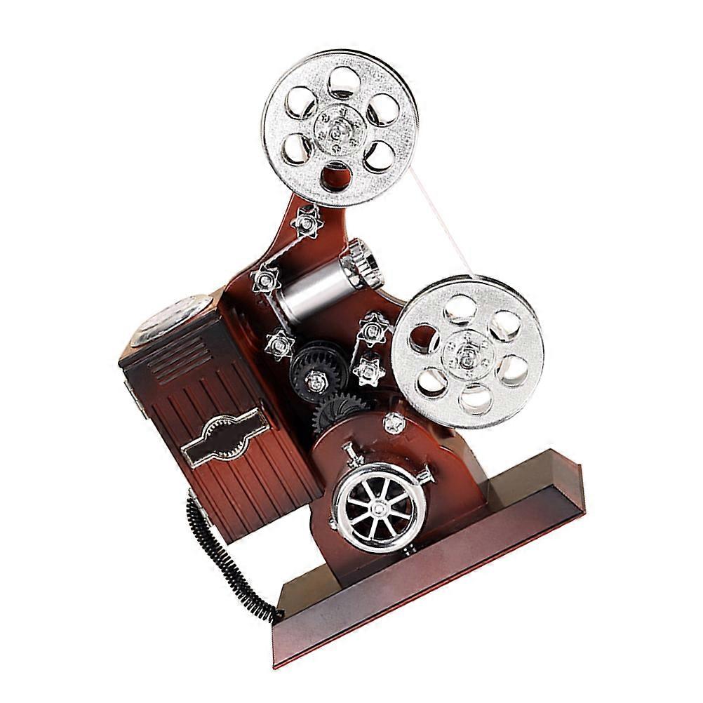 Wind-Up Music Box Projection Machine for Decor Vintage Design