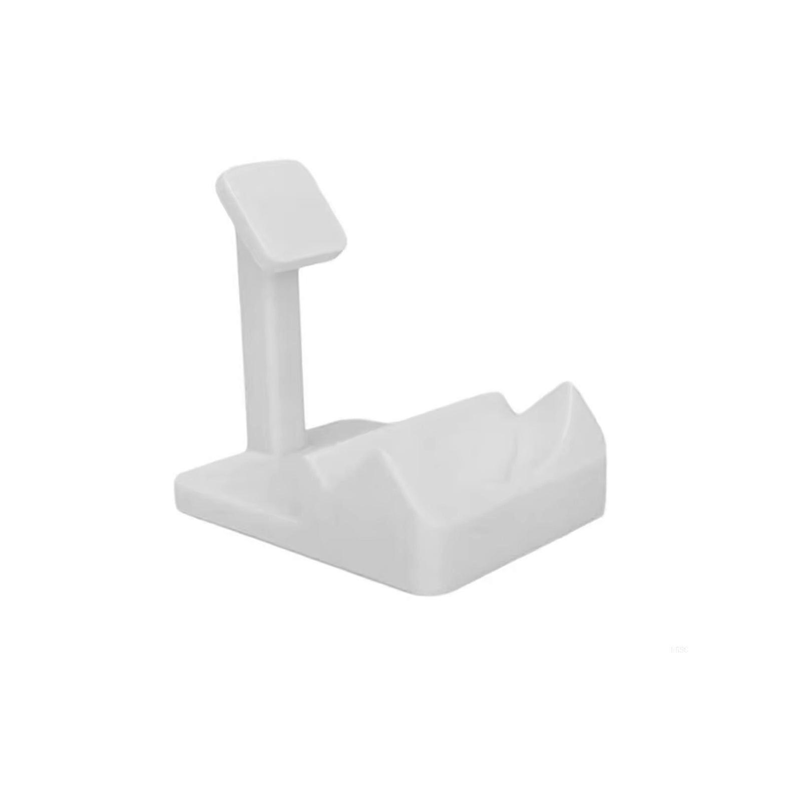 Quick Setups Mouse Display Stand ABS Plastic Holder For Computer Mouse Up To 5 Inches  White
