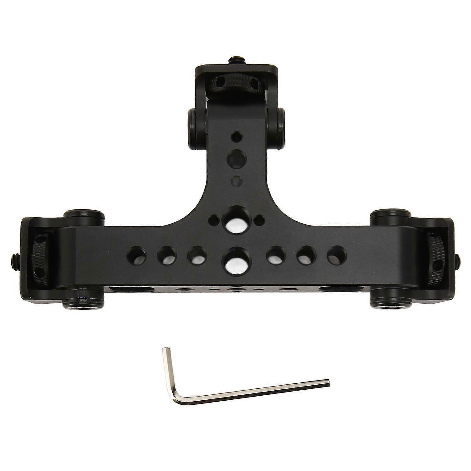 Triple Phone Holder Tripod Mount Adaptor 180 Degree Rotating Ball Head Vlogging Live Streaming Tool