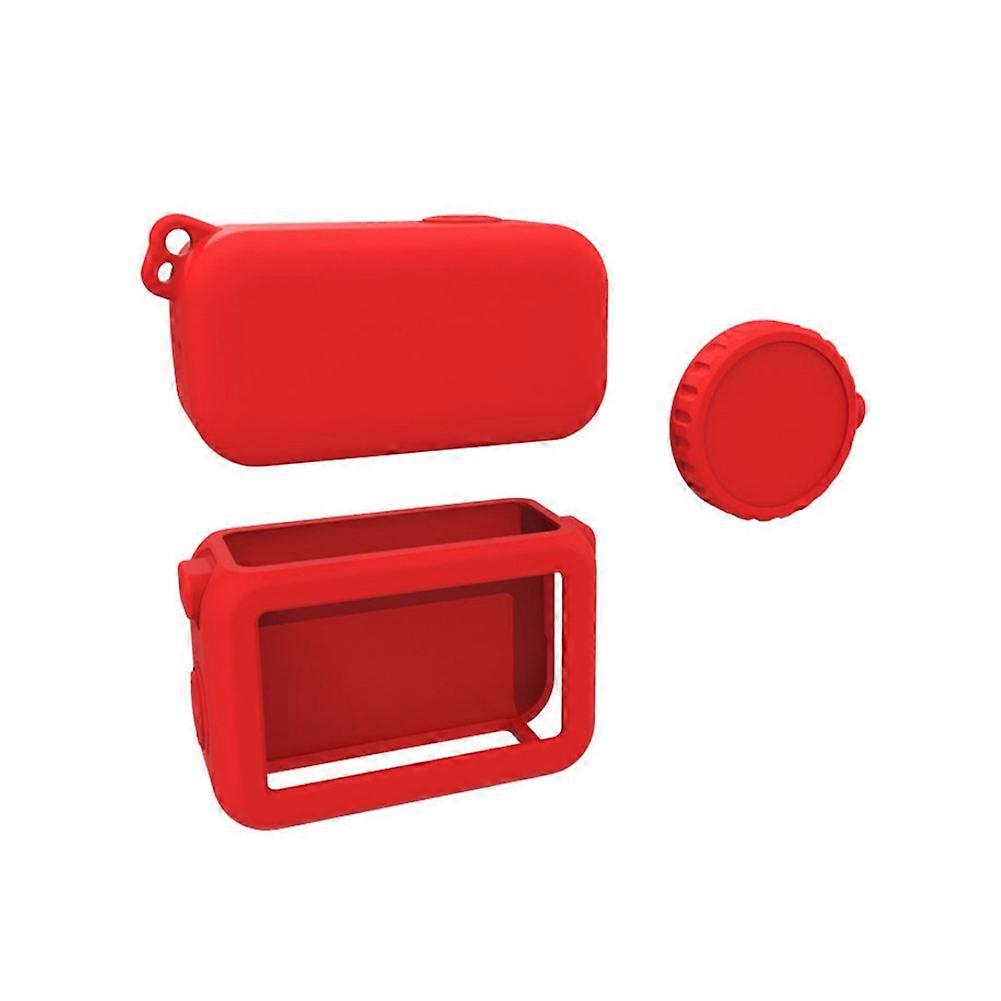 Shockproof Silicone Case for NANO Camera Red