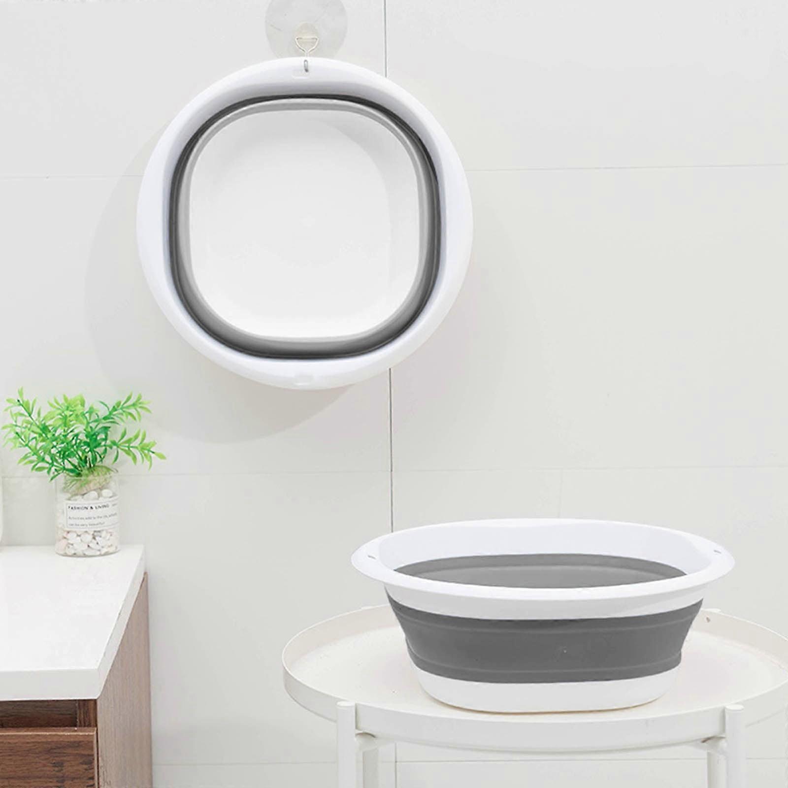 Collapsible Bucket, Bucket for Cleaning Mop, Multiuse Foldable Water Pail, Portable Handy Basket for Cleaning Mop, Camping, Tailgating and More