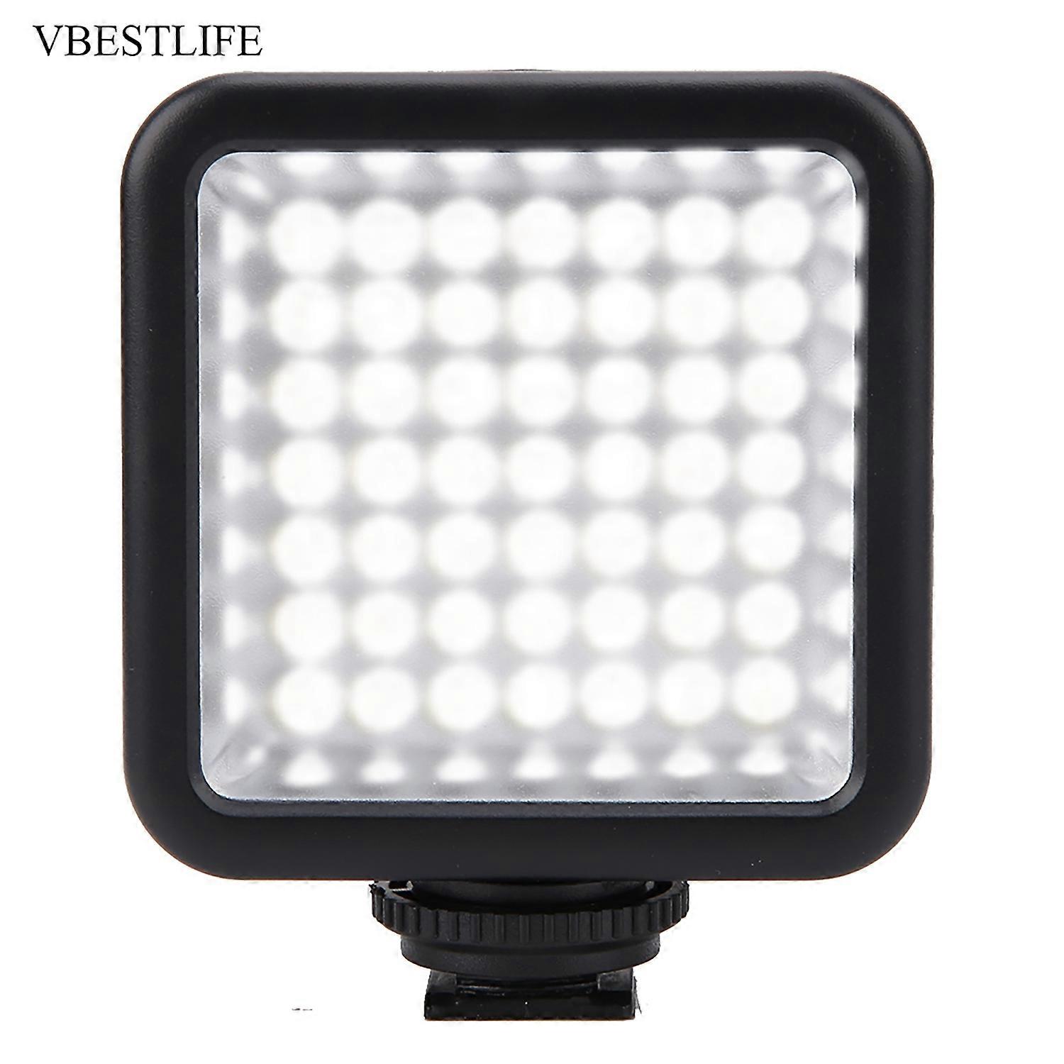 VBESTLIFE W49 Mini Portable Dimmable LED Video Light Panel On Camera Fill Light