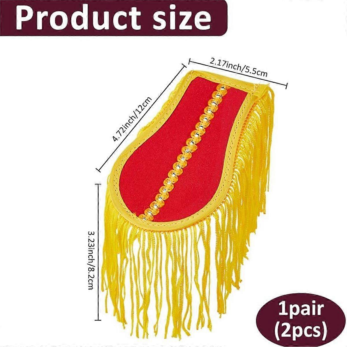 2PCS Tassel Shoulder