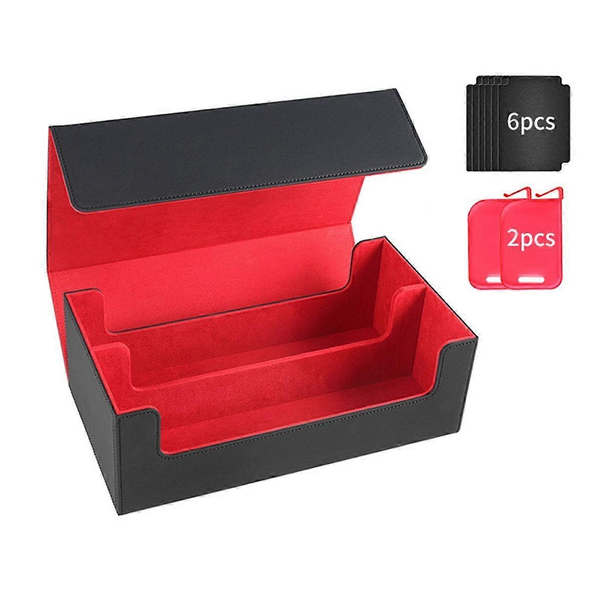 Card Storage Box for Trading Cards , Magnetic Card Storage Box Card Deck Case Game Cards Box