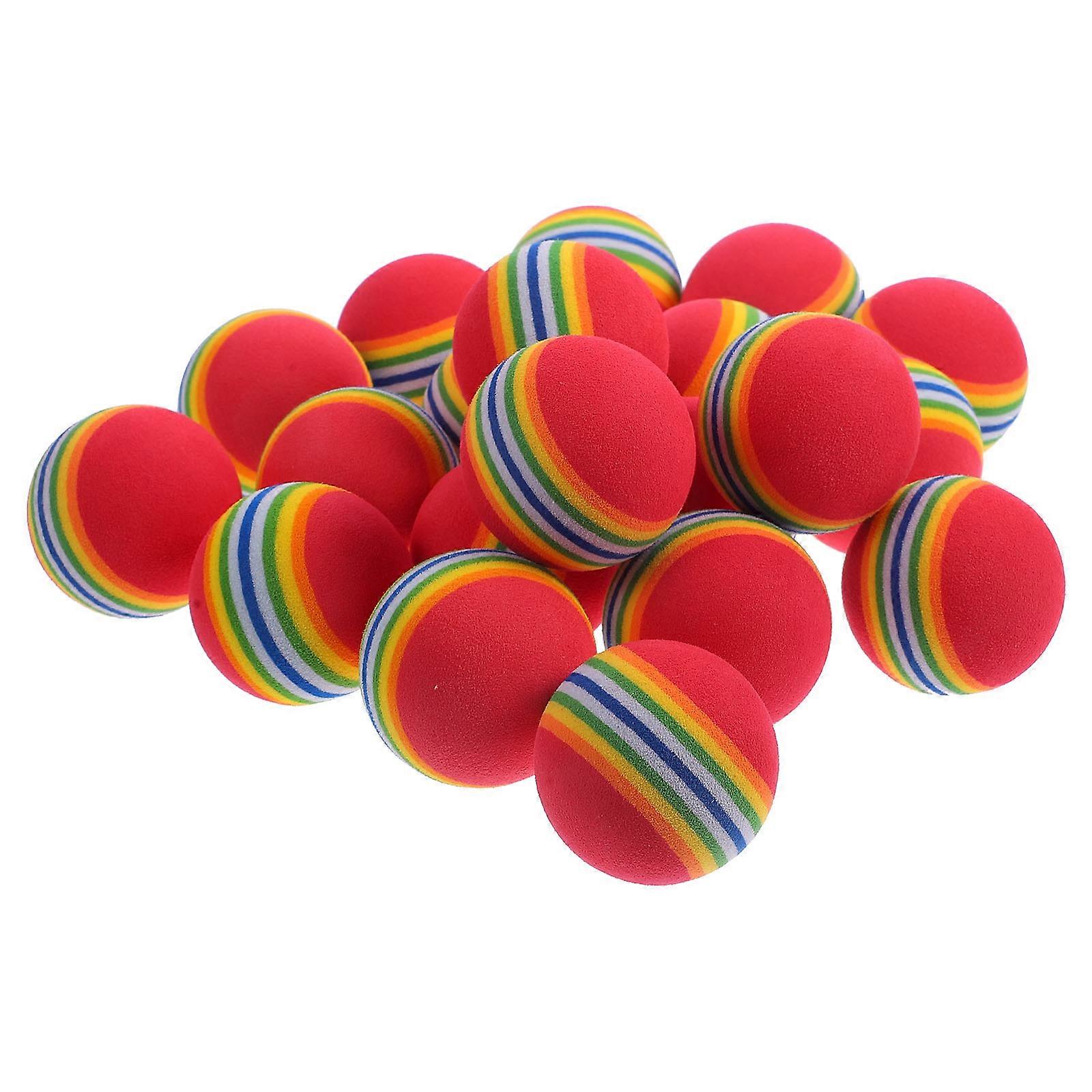 Batting Practice Balls EVA Golf Training Ball Indoor Training Practice Shots 20Pcs