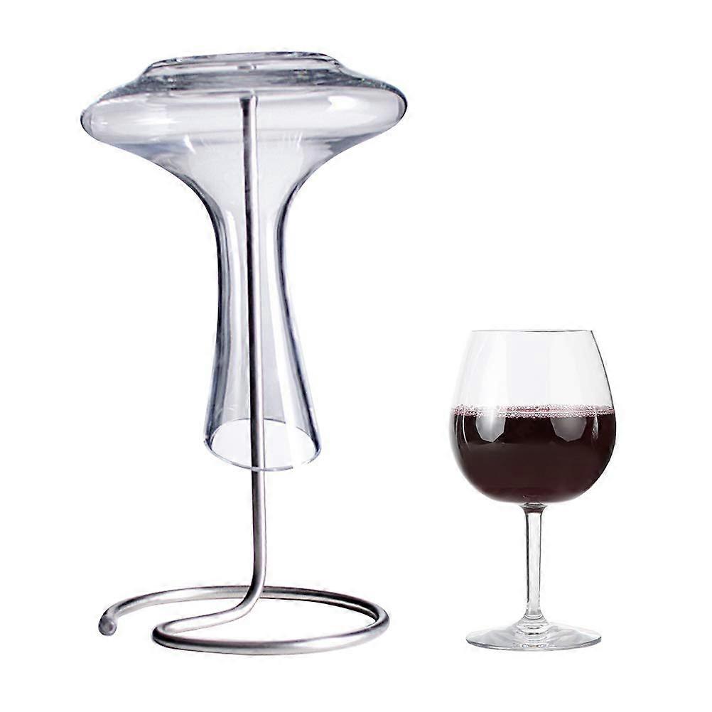 Wine Decanter Drying Stand with Rubber Coated , Fast Dry Rack for Safe Storage of Decanters and Glasses