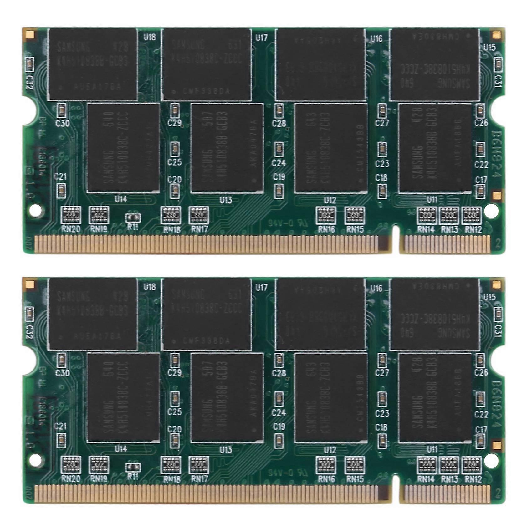 2X 1GB DDR1 Laptop Memory Ram SO-DIMM 200PIN DDR333 PC 2700 333MHz for Notebook Sodimm Memoria