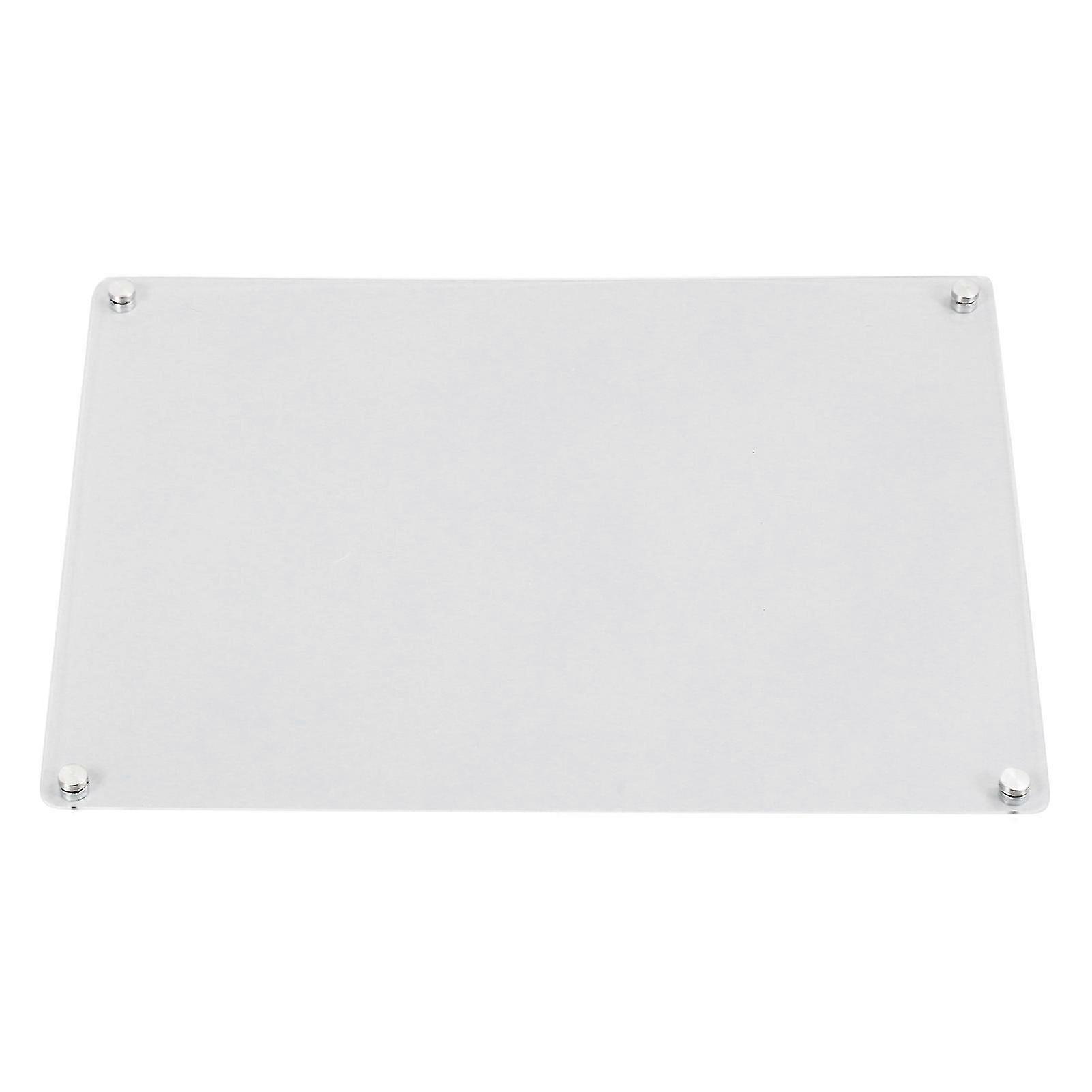 Magnetic Acrylic Dry Erase Board Transparent Fridge Note Board Refrigerator Memo Board with 6 Markers 1 Board Eraser f26
