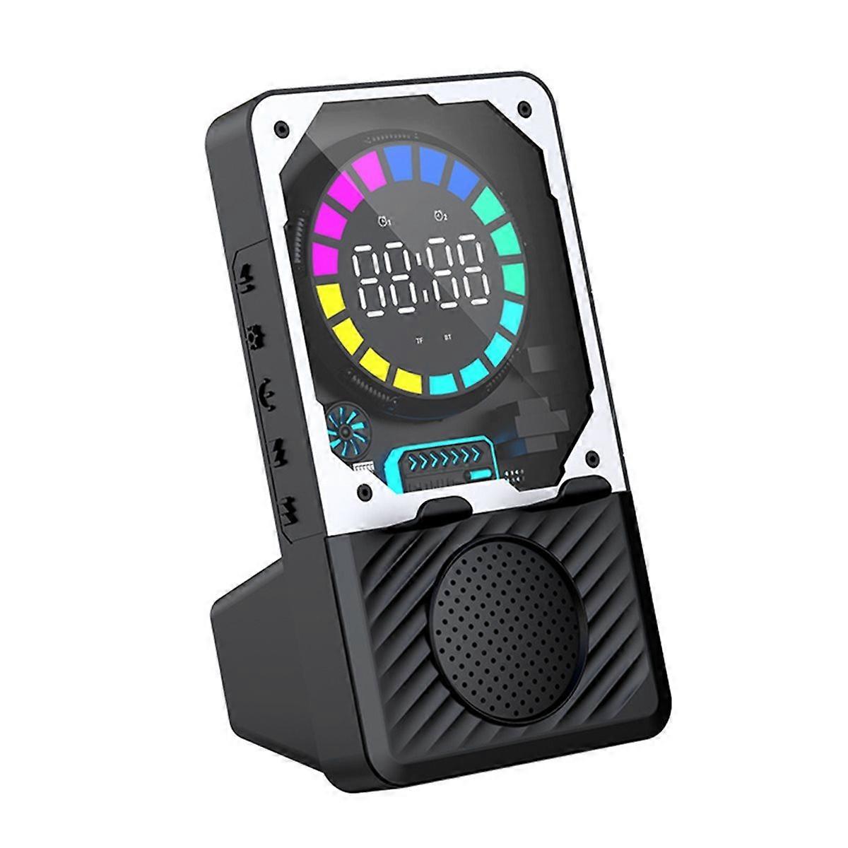Smart Induction Speaker Phone Holder RGB Light Wireless Bluetooth