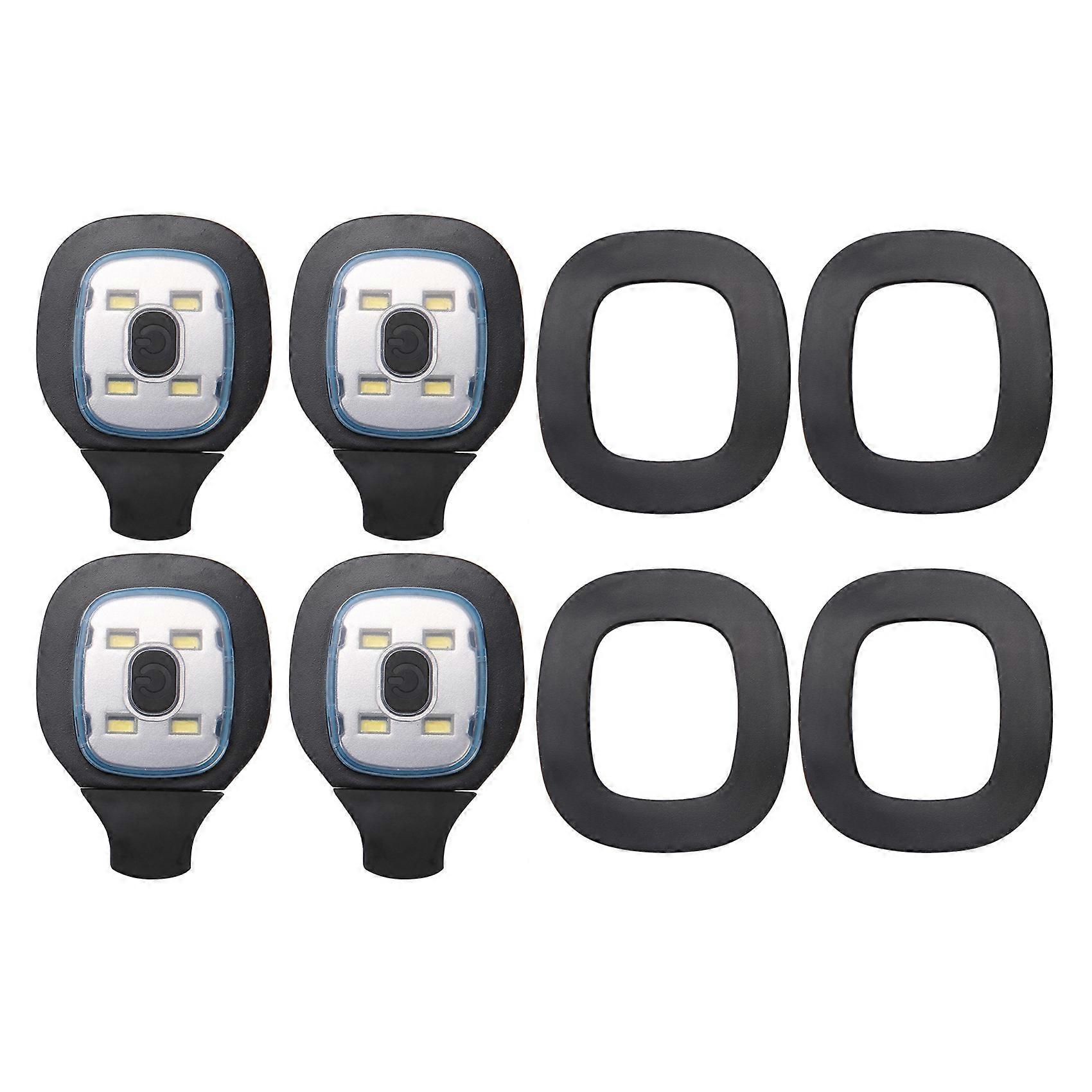 4Pcs USB Rechargeable Light for LED Beanie Hat,Replaceable Headlamp Cap DIY Hat Light for Men and Women