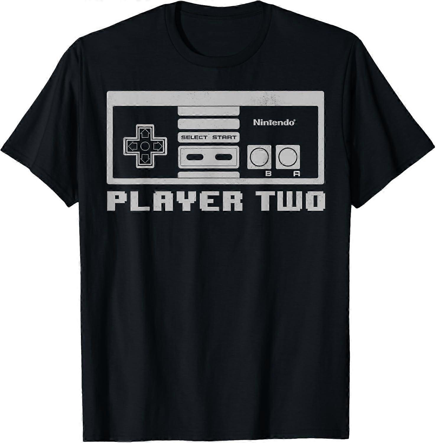 T-shirt graphique 8 bits Controller Player Two TW 1266