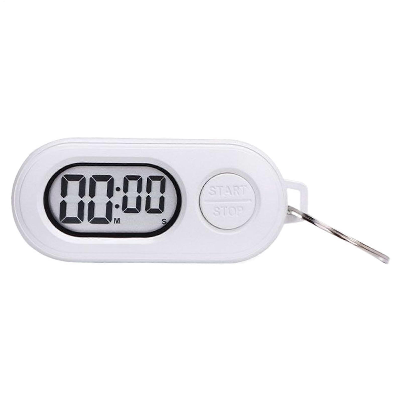 Digital Stopwatch with Countdown Timer, Large LCD, Precision Mode, Lightweight Keychain for Sports and Study