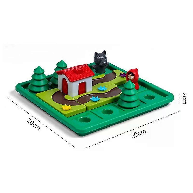 Little Red Riding Hood Smart Hide&Seek Board Games With Solution Skill-Building Puzzle Logic Training Toys for Children