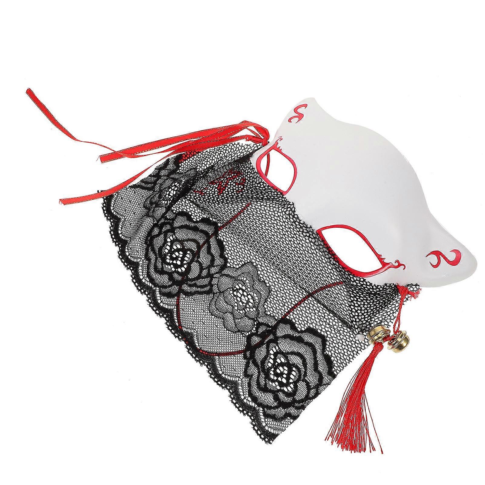 Fox Half Mask for Masquerade Party Accessories Material