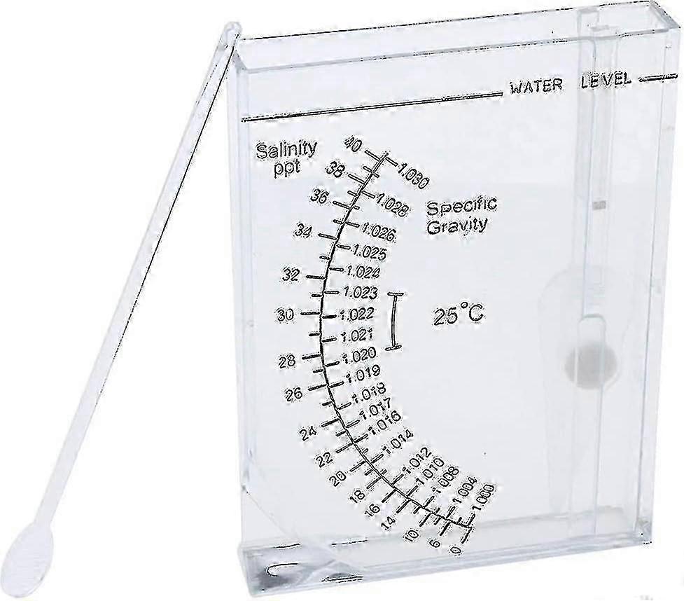 Specific Gravity Tester for Pond - Accurate Salinity Meter for Water S20