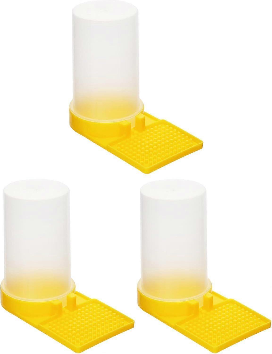 3 Pcs Plastic Bee Drinker, Bee Water Dispenser, Beekeeping Equipment
