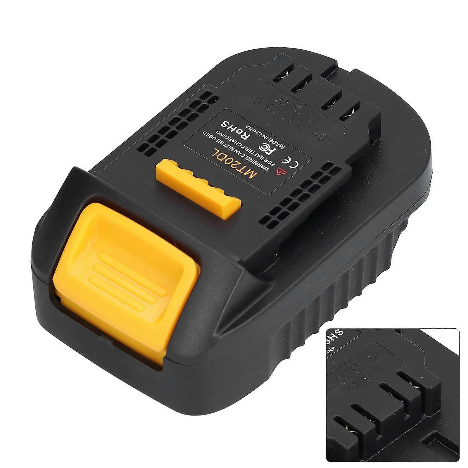 Battery Adapter 18V 20V Lithium Power Converter Nylon 66  Temp Stable Connection for Tools
