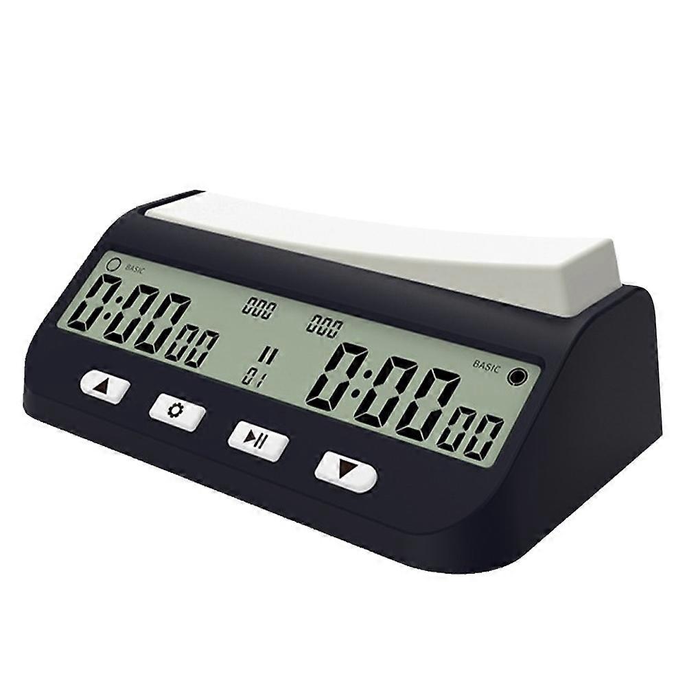 Game Timer with Basic  Delay and Positive Time Features Portable Digital Chess Clock Competition Game Stopwatch