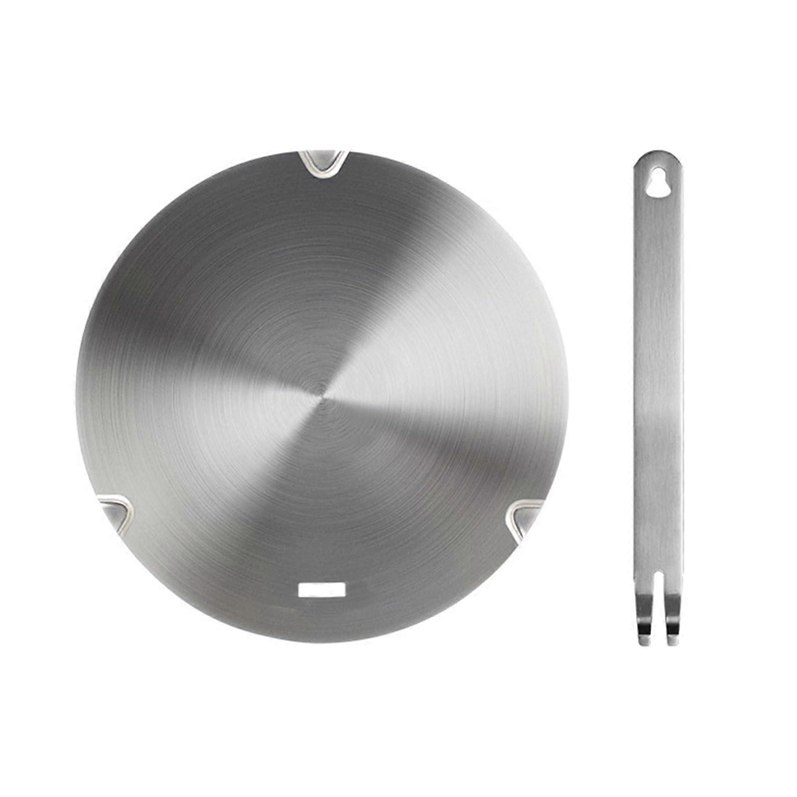 Induction Hob Heat Diffuser Stainless Steel 22cm Plate for Consistent Heat Distribution
