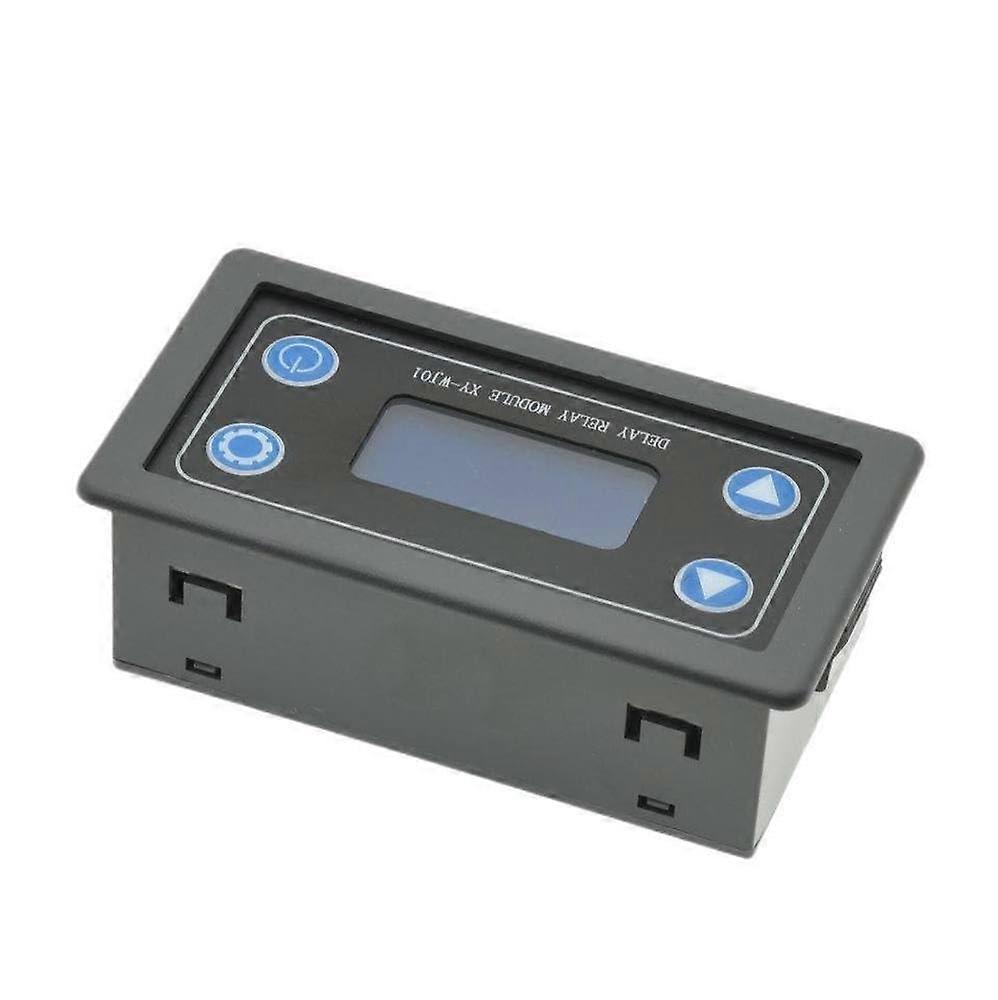 LED Digital Time Delay Relay 12V Programmable Timer Switch with Protective Case for Automation