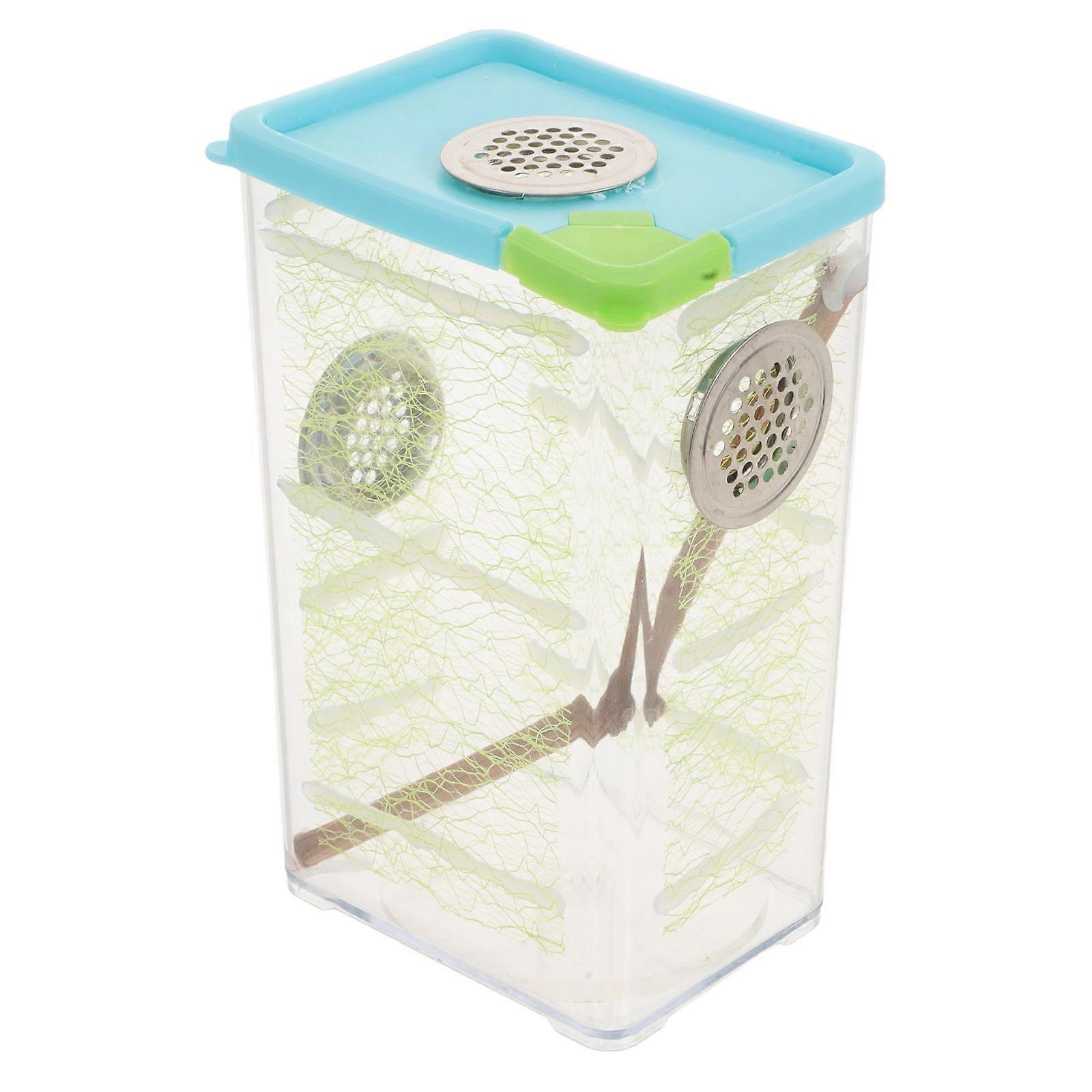 Reptile Feeding Box with Clear Mantis Breeding Box for 1Set