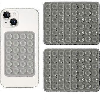 10pcs Silicone Suction Cup Phone Case Mount, Silicone Suction Cups for Mobile Phones, Multifunctional Mobile Phone Holder with Adhesive Back