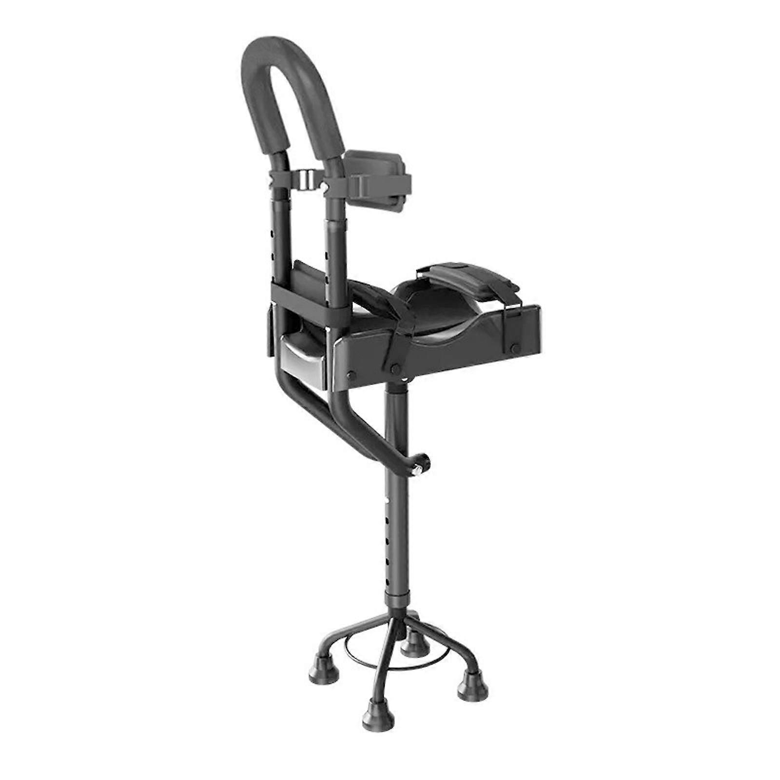 Adjustable Single Leg Telescopic Hands Free Crutch