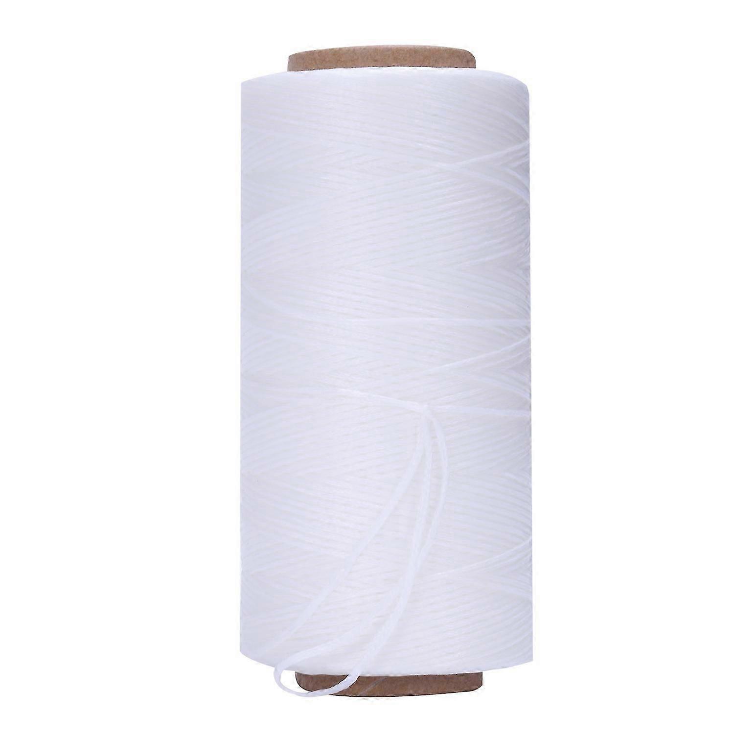 260M 150D 1MM Leather Wax Thread Hand needle Cord White