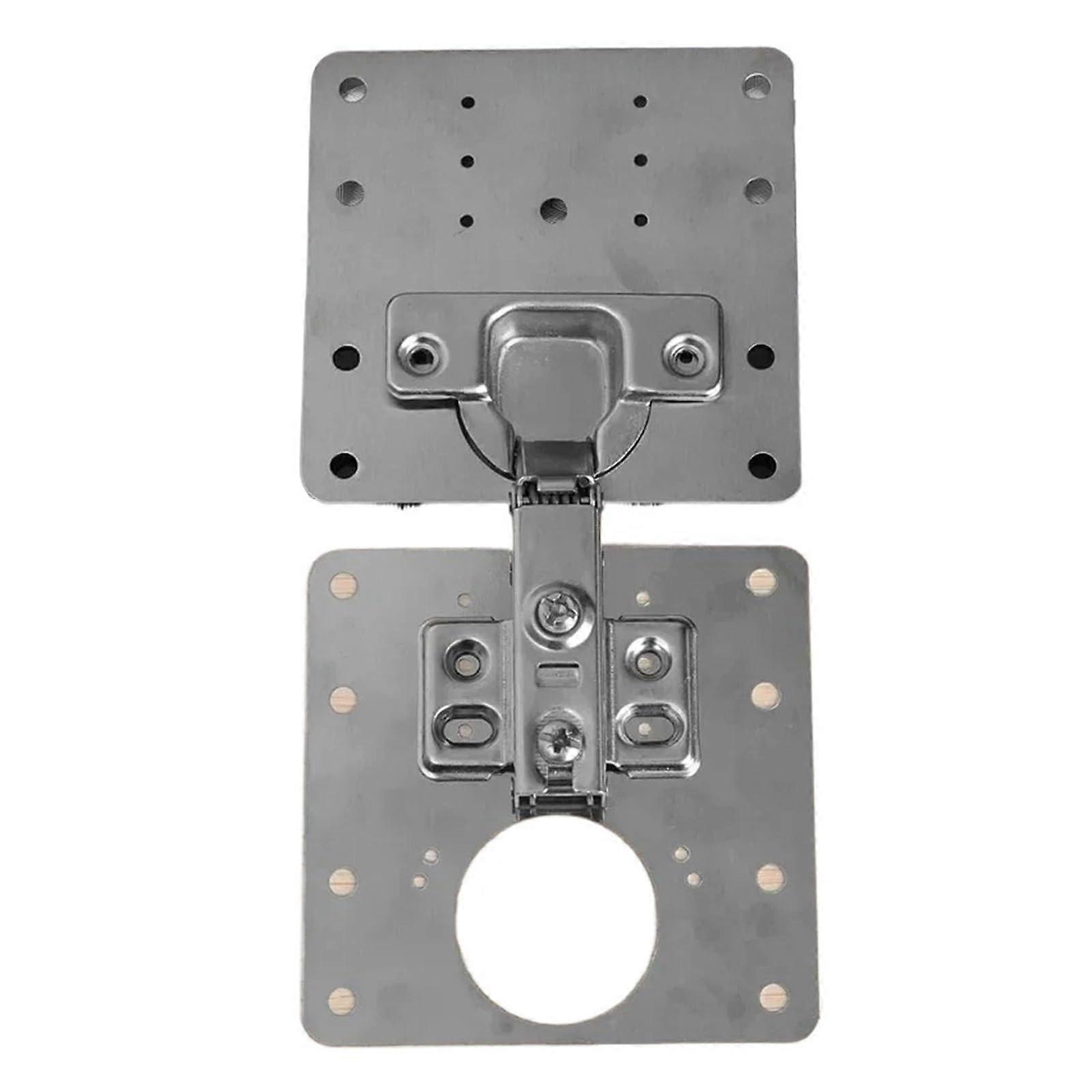 Cabinet Hinge  Plate Kit for Kitchen Cupboard Door Quick Fix and Stable Mounting Support