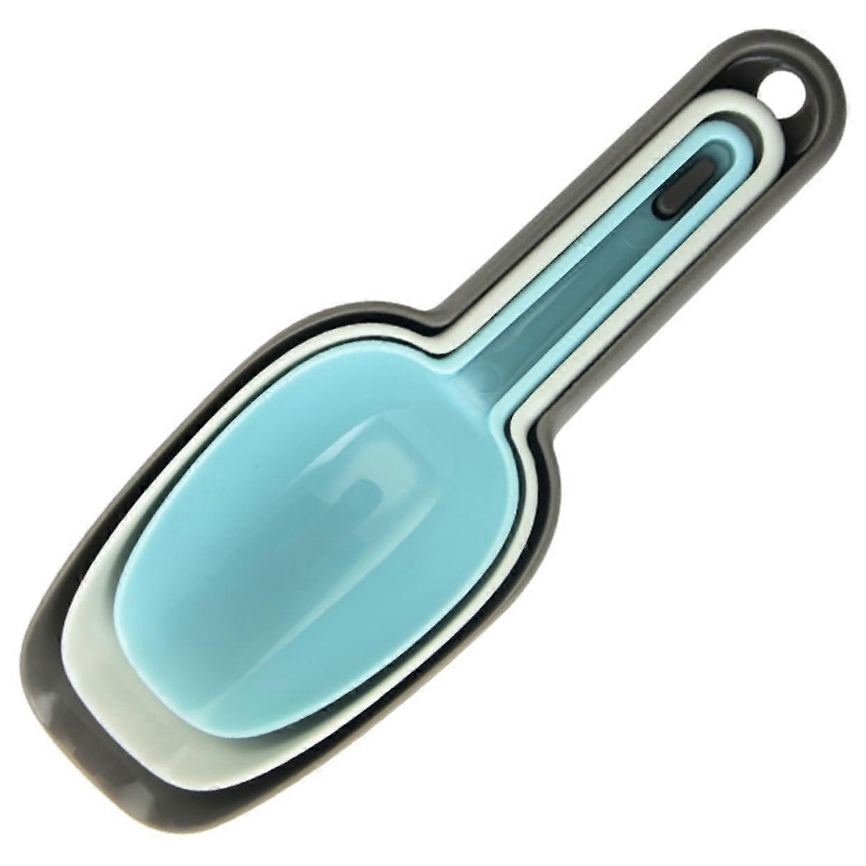 Ice Scoop Utility Scoop with Soft Grip Handle for Kitchen Bar Coffee Beans Cereal Stackable Design