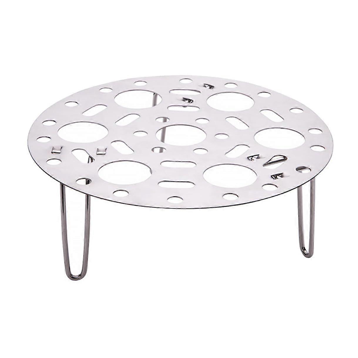 Stainless Steel Steamer Rack Rust Resistant Multipurpose Stand for Eggs Vegetables and Fish