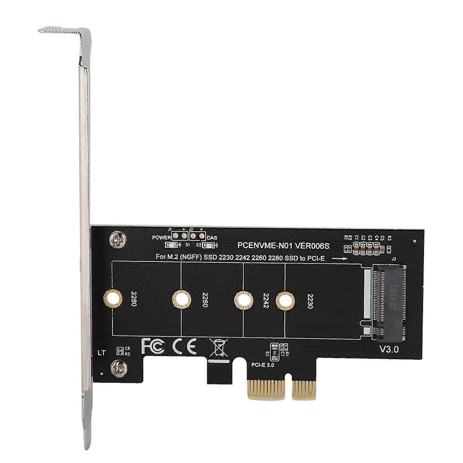 PCIe M.2 NVMe Adapter with Metal Bracket for Speed Data Transfer and Stable SSD Connection