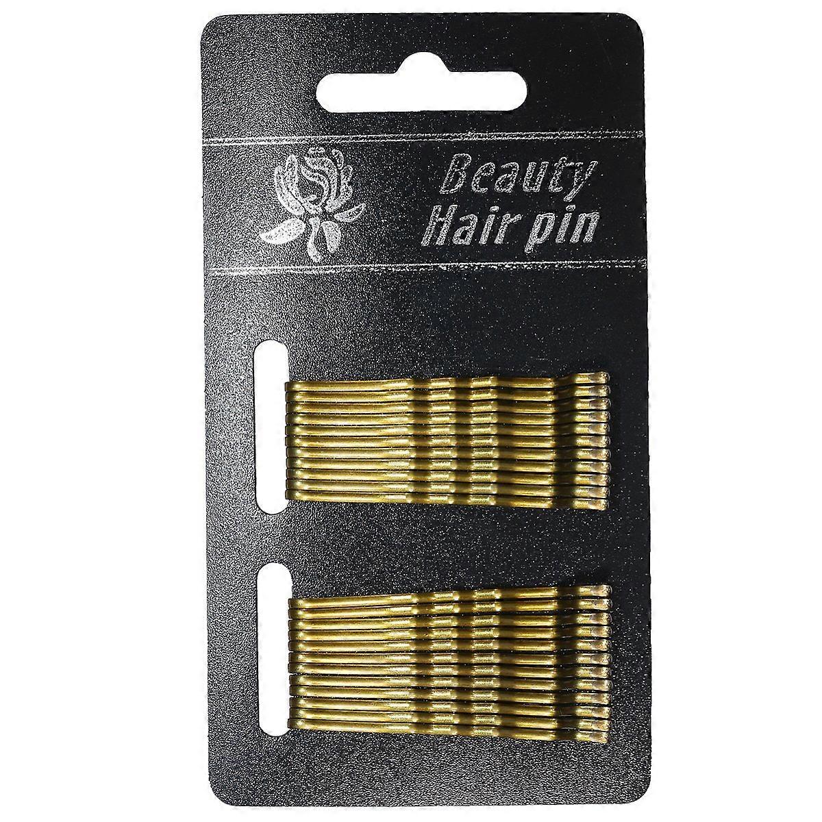 Blonde NoSlip Bobby Pins Set for Secure Hold, 72 Count Discreet Blonde Blend