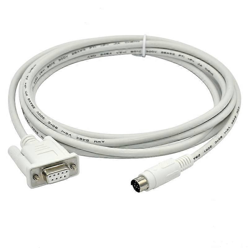 15m White TPCFX Touch Screen PLC Communication Cable Compatible with FX Series for Reliable Use