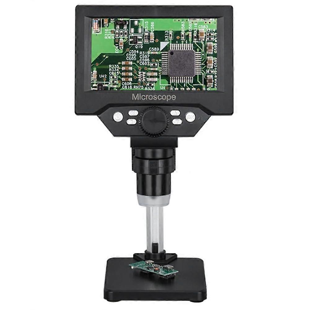 Digital Microscope 5.5 Inch 1000X HD Magnification with Adjustable LED and SD Card for Phone