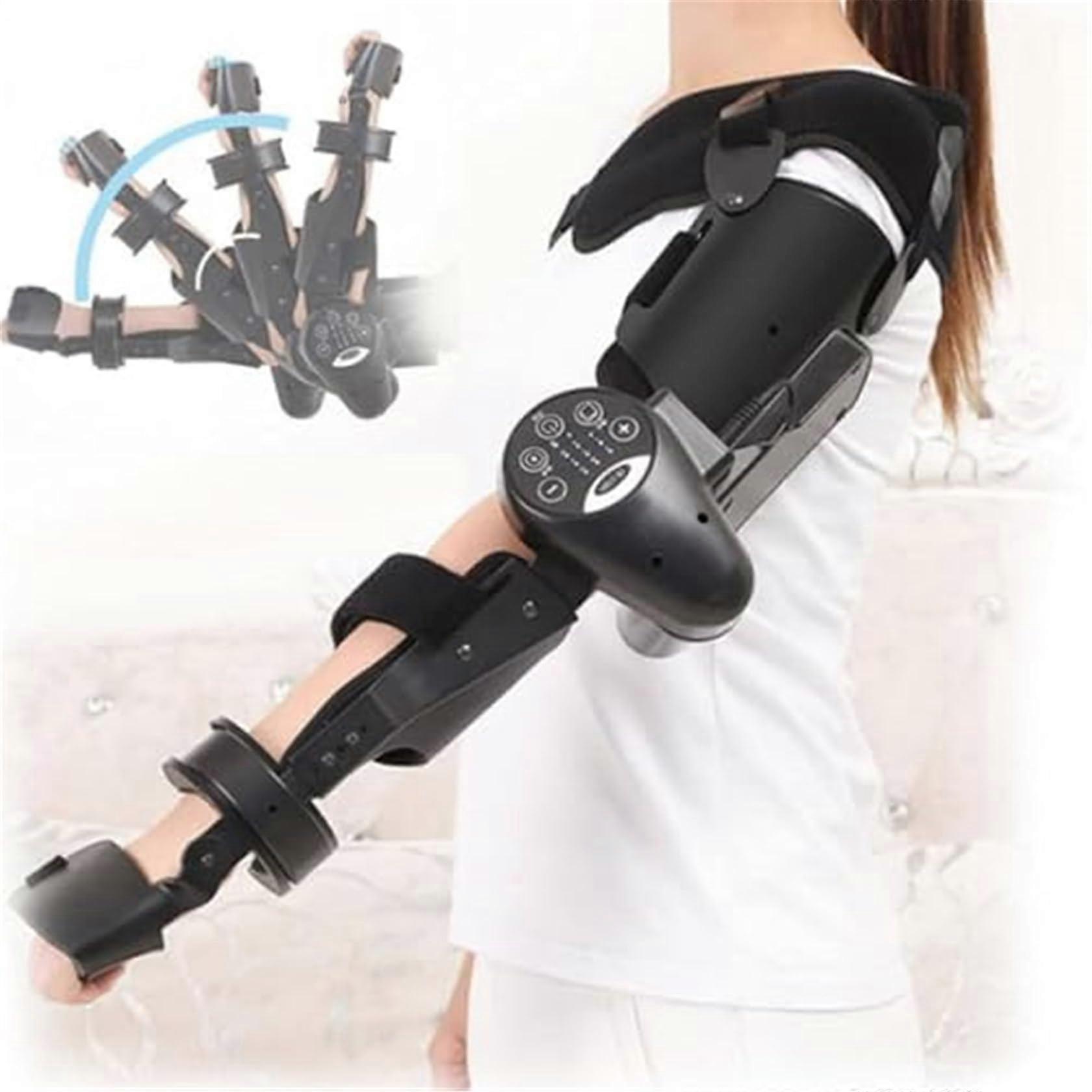 Elbow Rehabilitation Device with Precise Angle Control, Electric Adjustable Brace for Left Arm Recovery