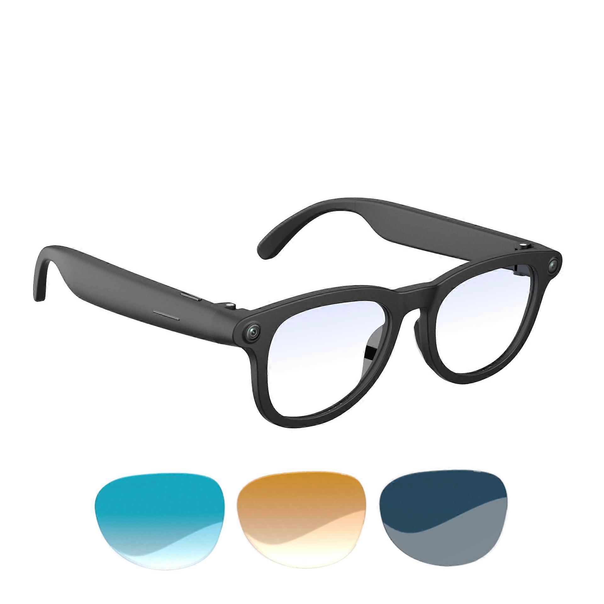 Smart Glasses with Camera and AI Assistant, 4K Capture, RealTime Translation, Bluetooth, 32GB