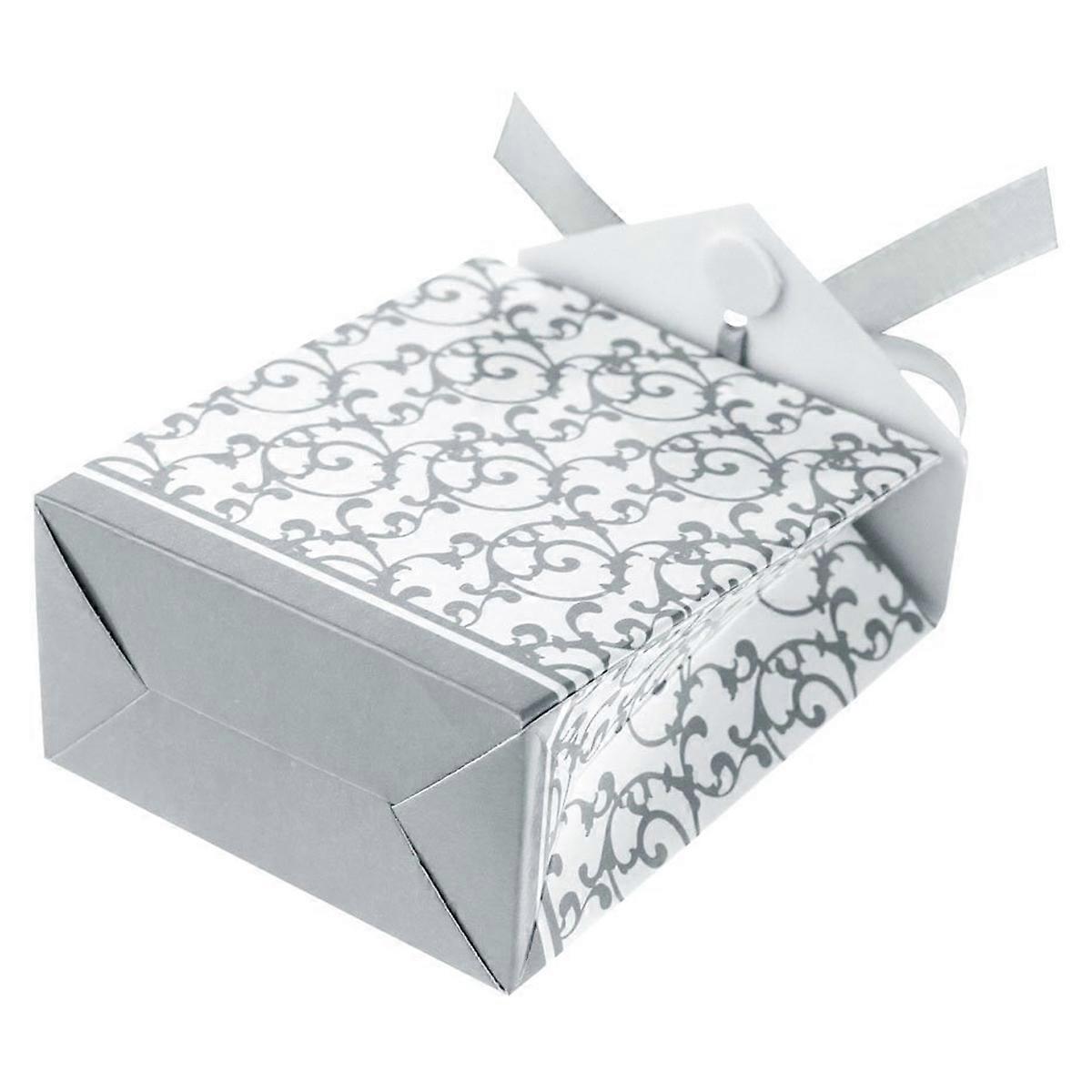 Packaging Boxes Wedding Favor Boxes with Ribbon 50Pcs Set