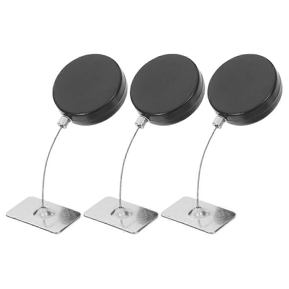 Security Door Lock Retractable Cable Locks with 3Pcs Anti Theft Locks