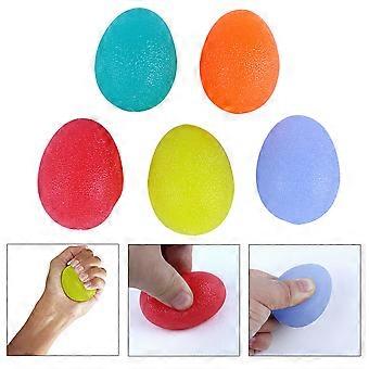 Stress Relief Balls Hand Exercise Silicone Grip Balls 5Pcs Set Assorted
